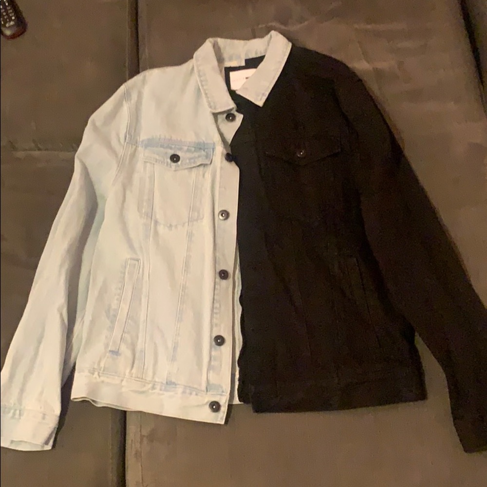 Fashion Nova split denim jacket